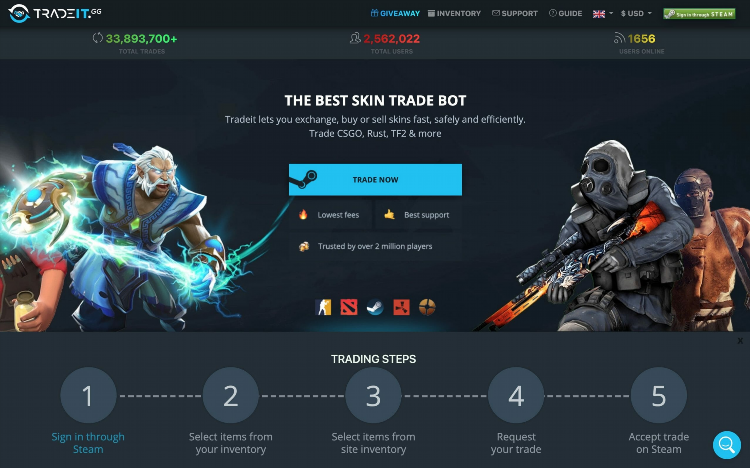 Dota 2 trade bot