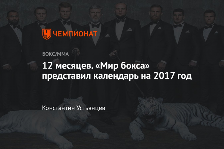 Календарь союз мма