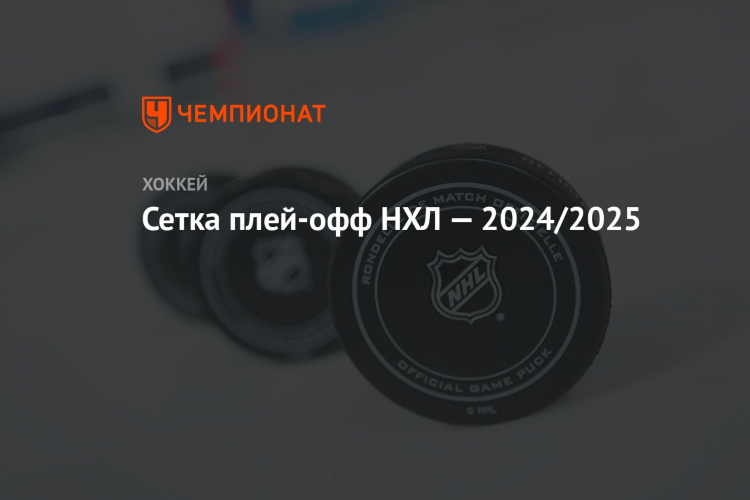 Правила плей офф нхл